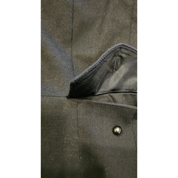 Ann‎ Taylor military jacket size 8 button close black - Picture 9 of 11